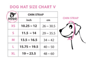 DOGO Hat Size Chart